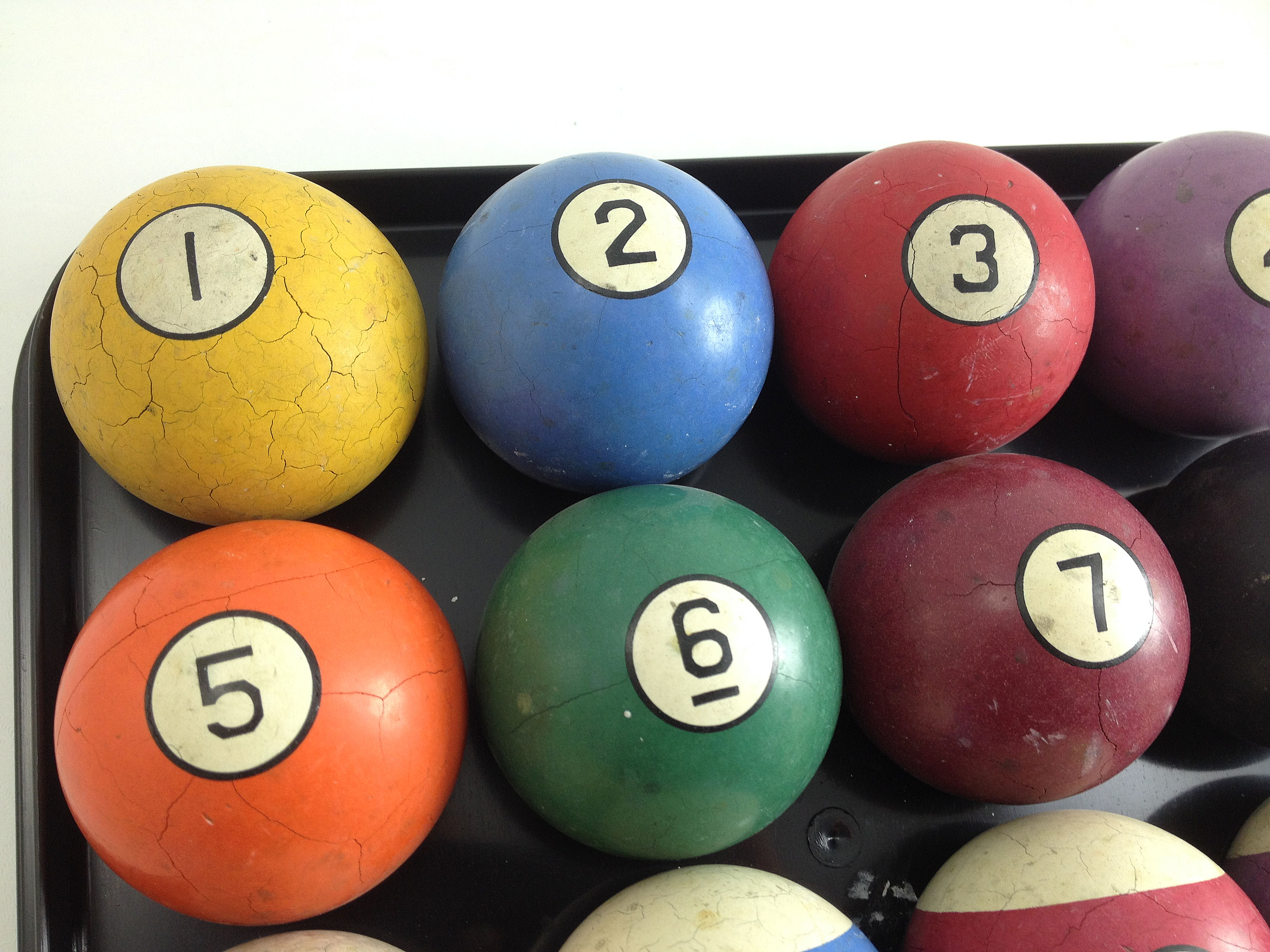 vintage clay pool balls