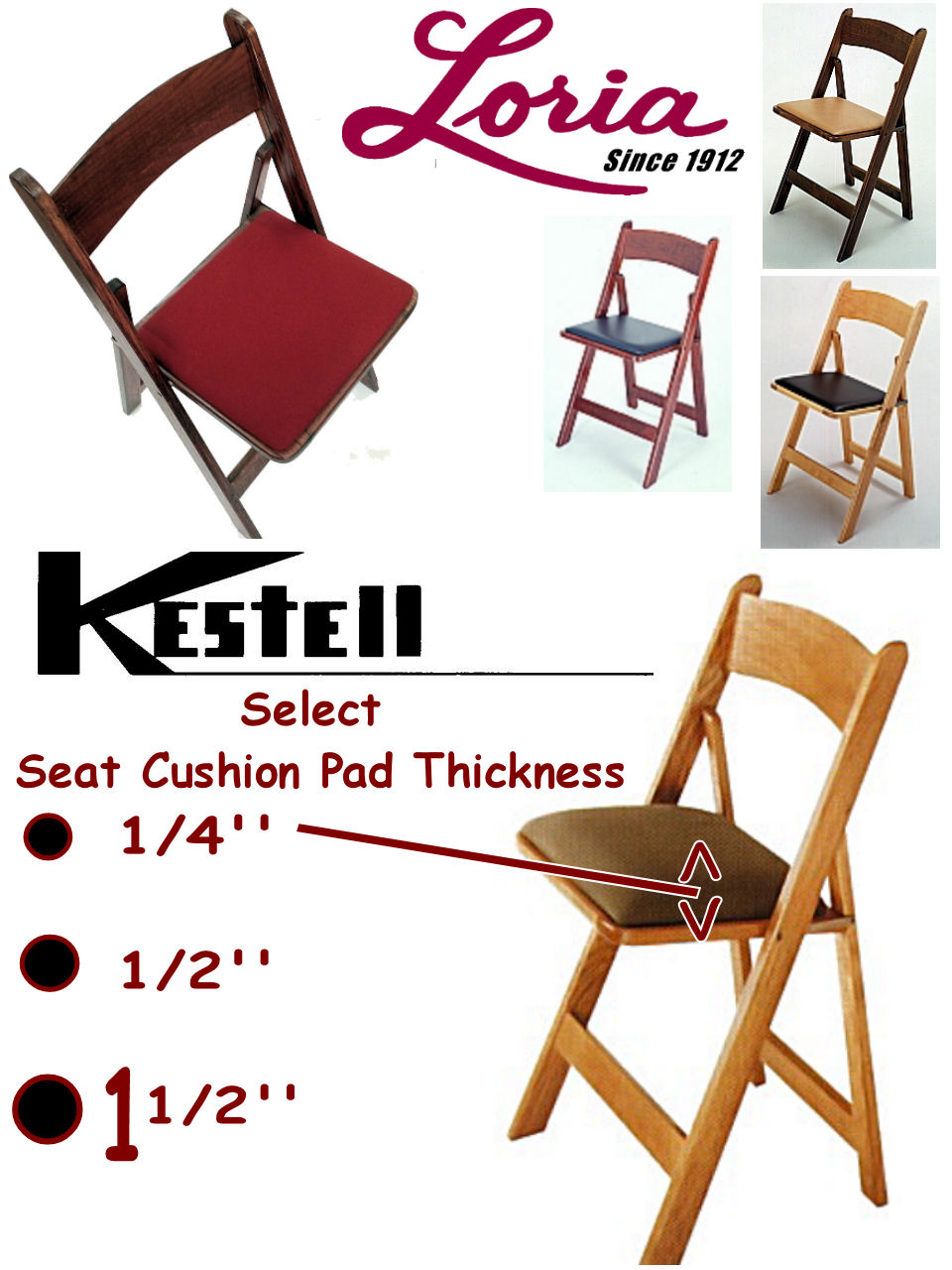 Folding Poker Chair by Kestell Loria Awards