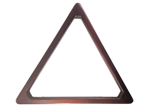 Triangle 15 Ball Bull Nose Wood Rack - Antique Walnut Finish @ Loria Awards