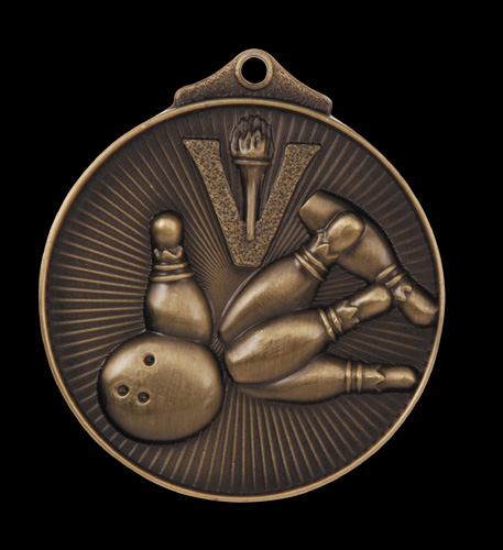 F-737-055 Bowling 2&quot; Medal 