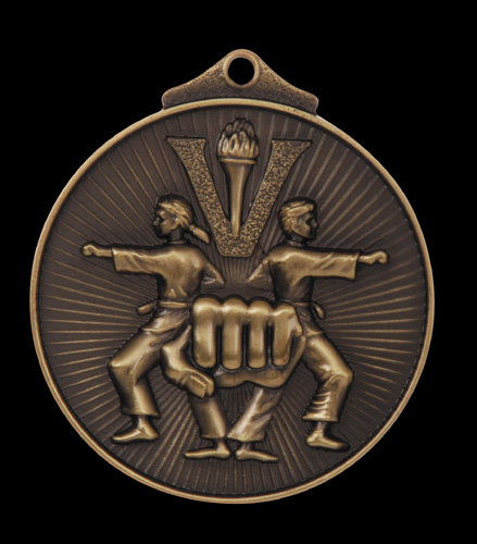 F-737-342 Martial Arts 2&quot; Medal