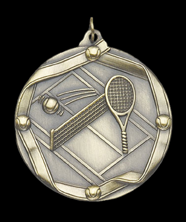 MS615 Tennis 2 1/4&quot; Medal