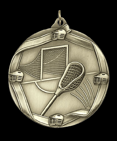 MS680 Lacrosse 2 1/4&quot; Medal